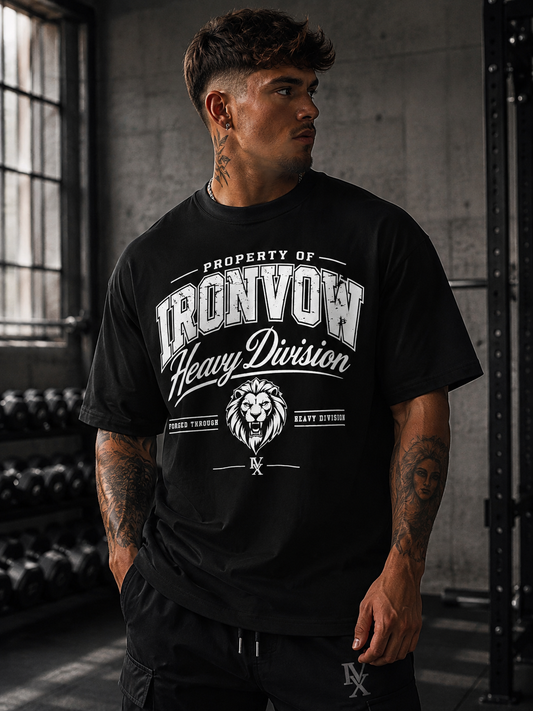 Heavy Division lion head Tee
