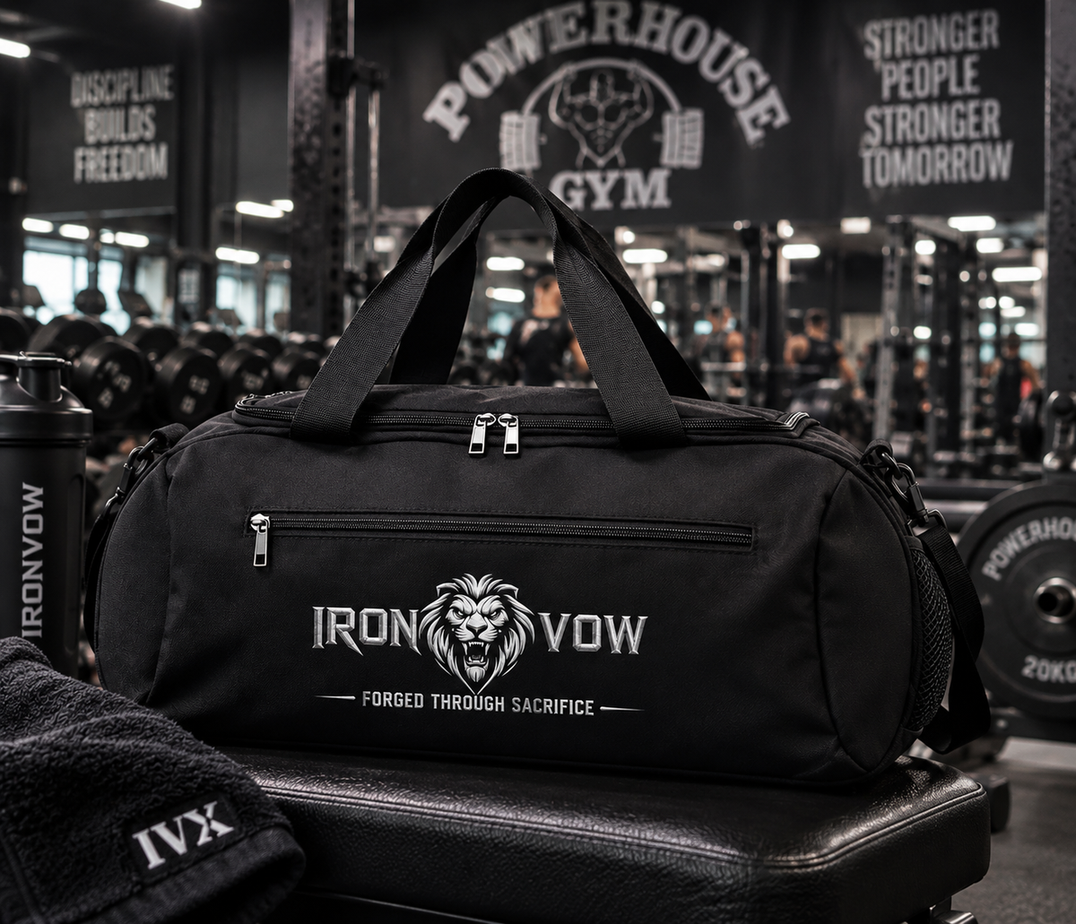IronVow Gym Duffle Bag