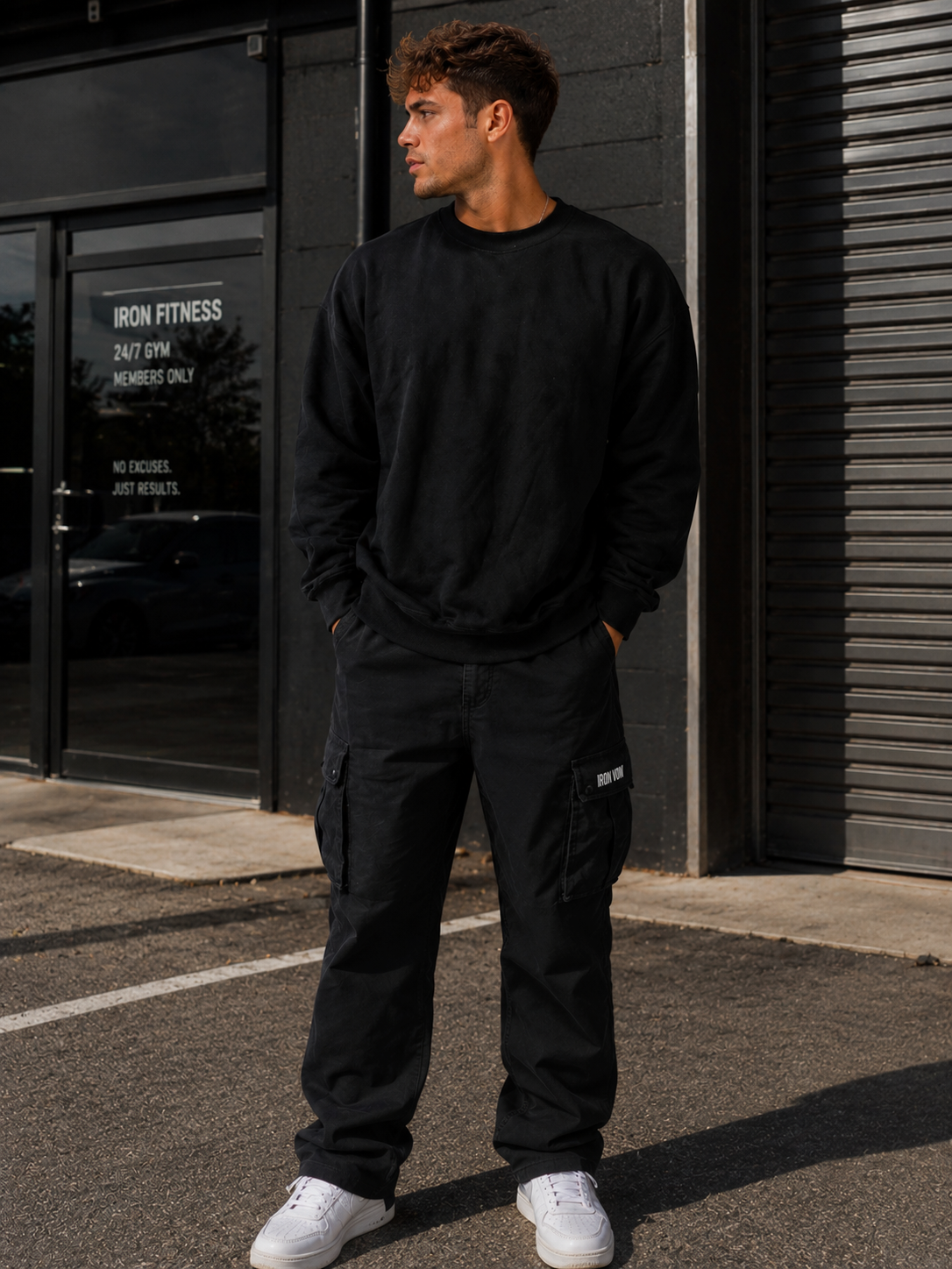 Legacy Crew neck black/yellow