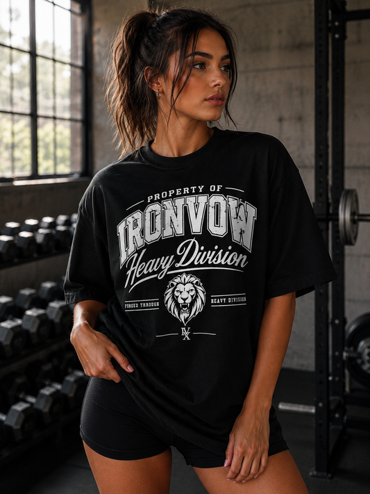 Heavy Division lion head Tee