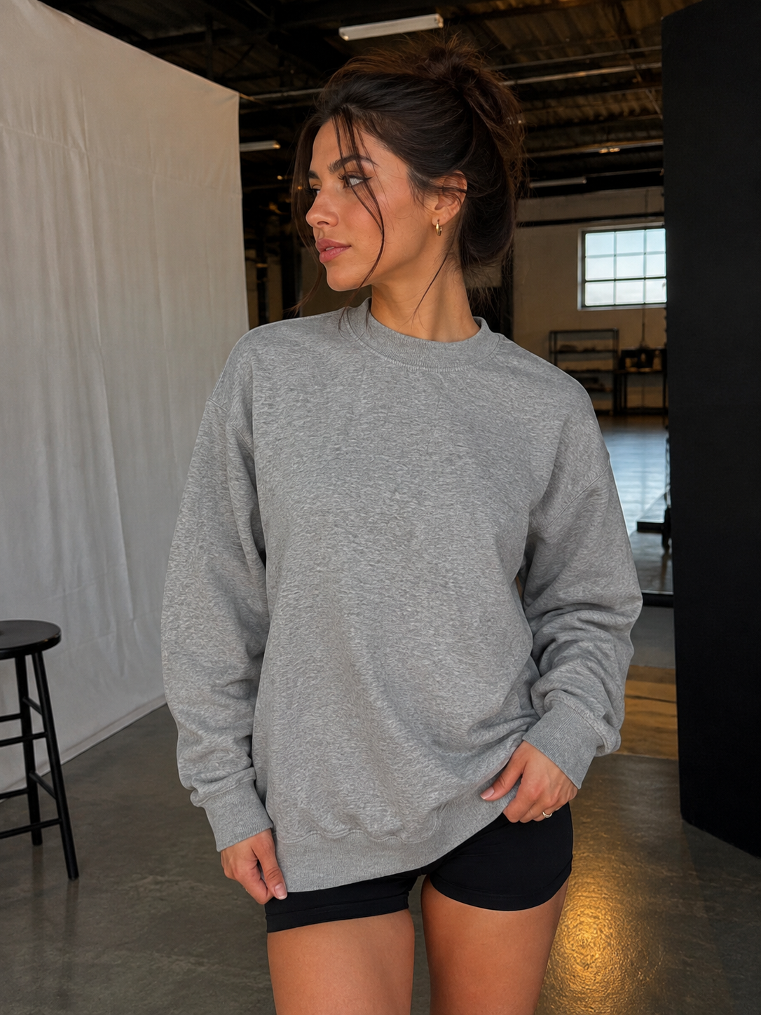 Legacy Crew neck Gray/Pink