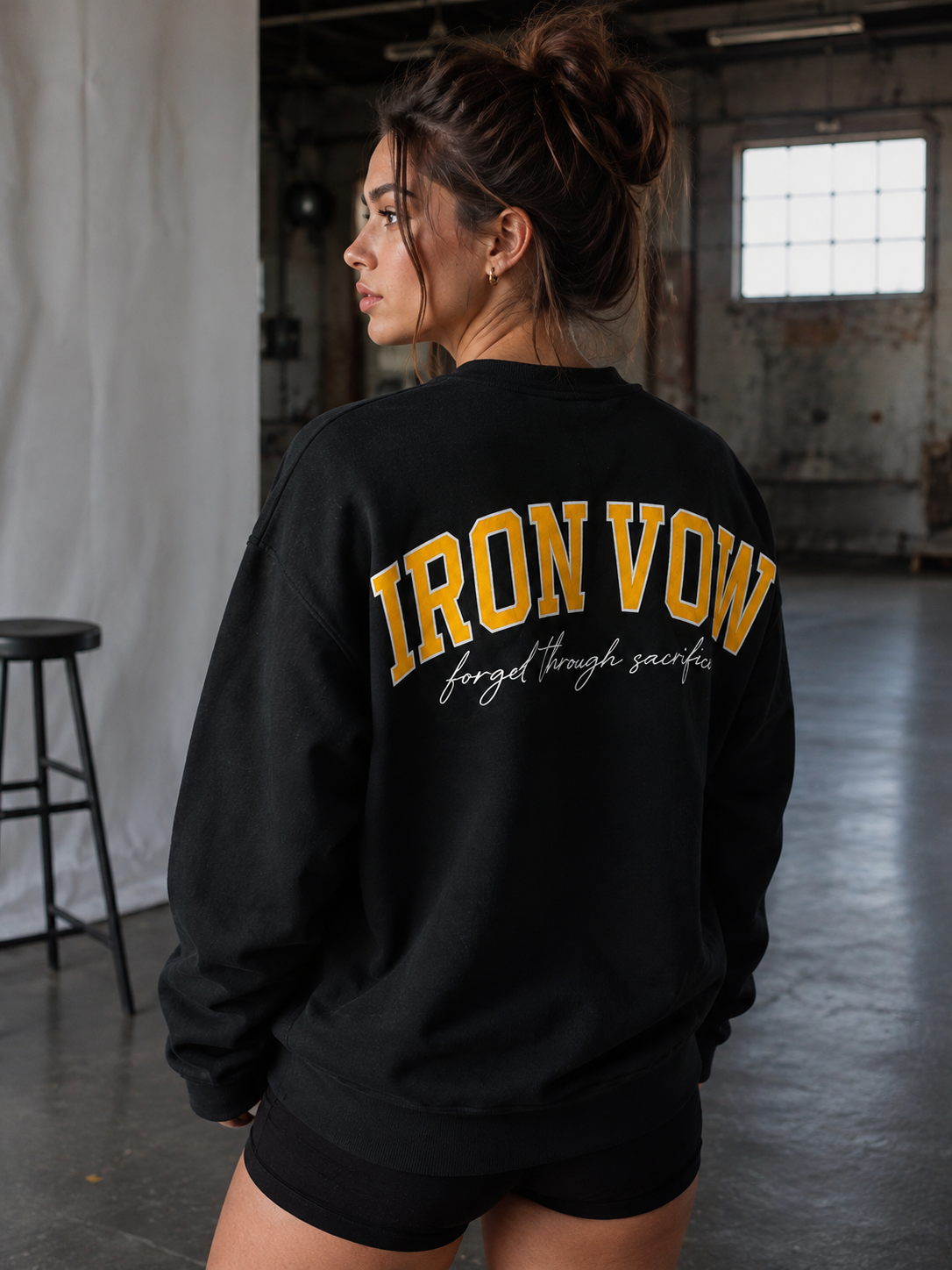 Legacy Crew neck black/yellow